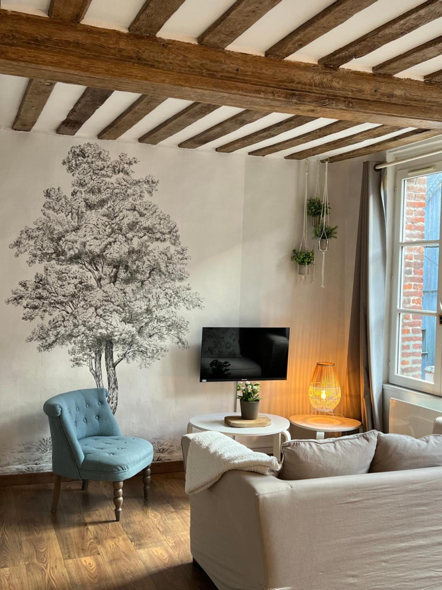 Une Pause Chez Julien, appartement lumineux et idéalement situé! Honfleur Esterno foto